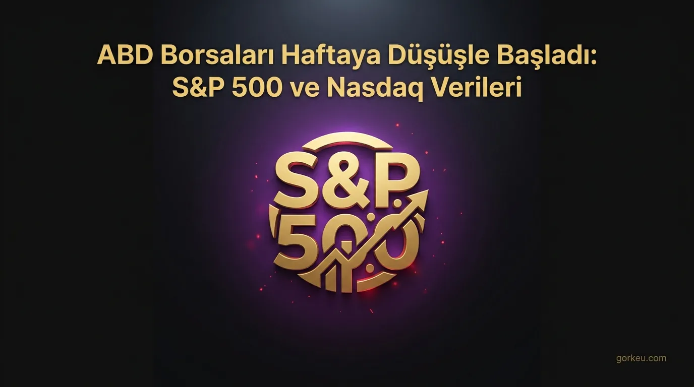 ABD Borsaları Haftaya Düşüşle Başladı: S&P 500 ve Nasdaq Verileri