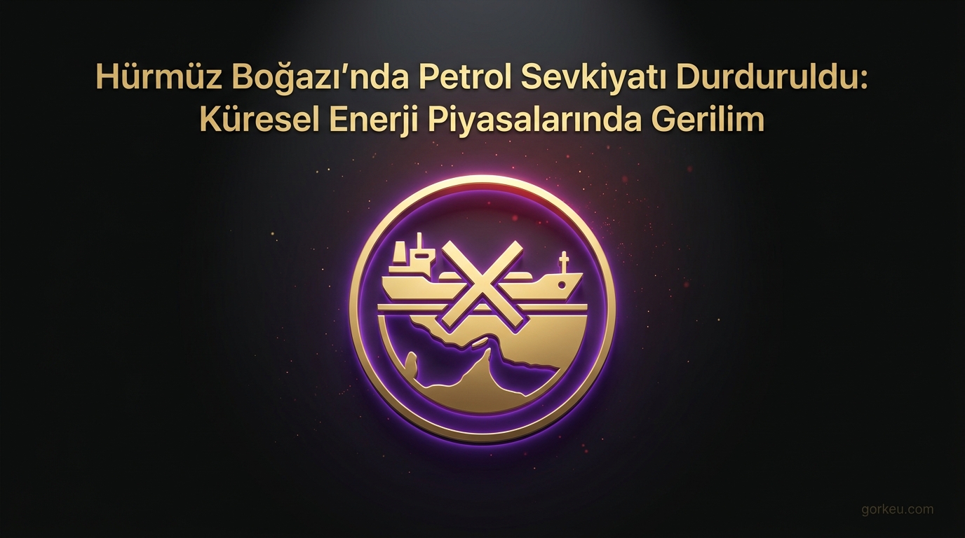 Hürmüz Boğazı'nda Petrol Sevkiyatı Durduruldu: Küresel Enerji Piyasalarında Gerilim