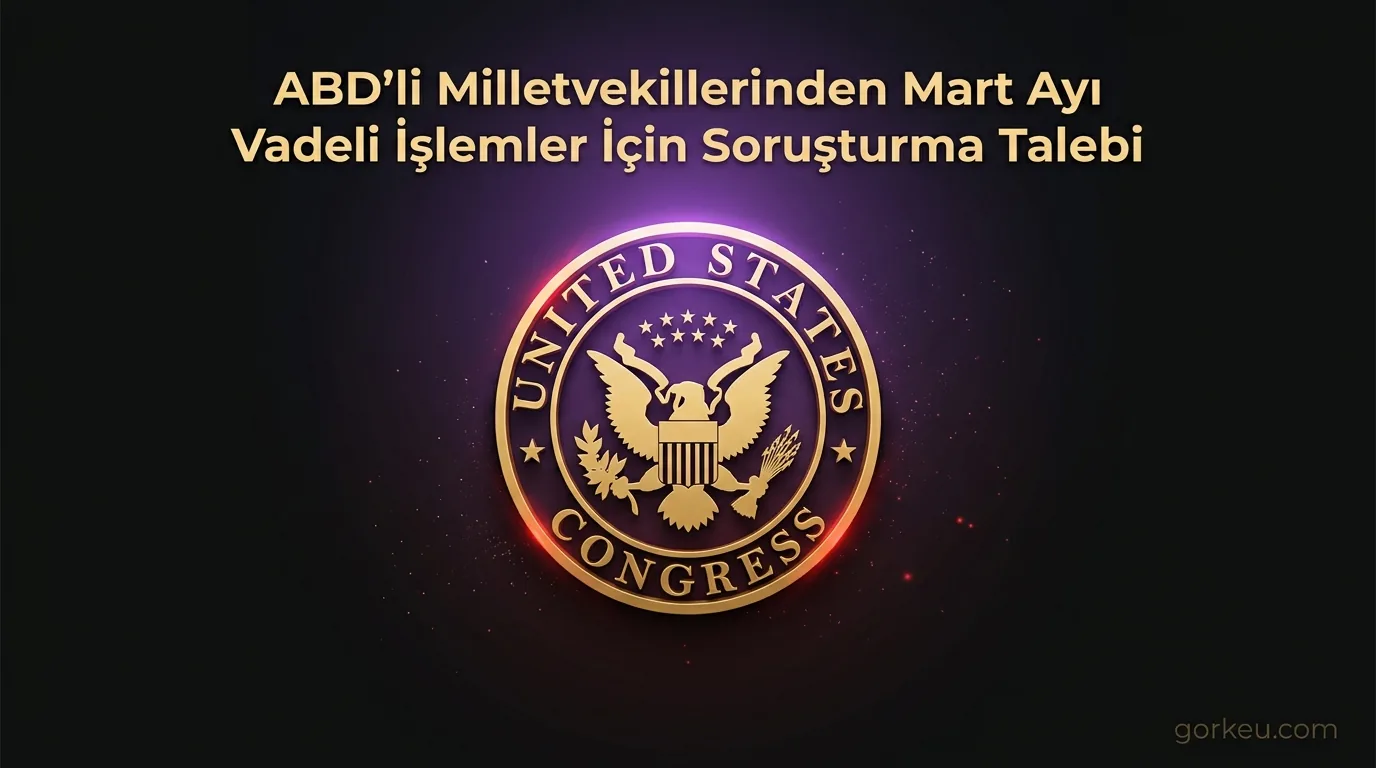 ABD'li Milletvekillerinden Mart Ayı Vadeli İşlemler İçin Soruşturma Talebi