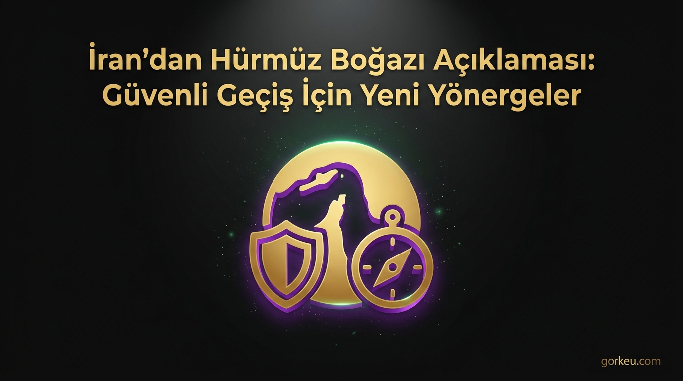 İran'dan Hürmüz Boğazı Açıklaması: Güvenli Geçiş İçin Yeni Yönergeler