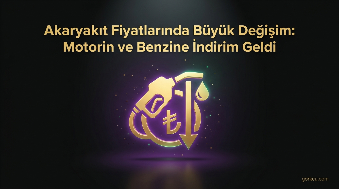 Akaryakıt Fiyatlarında Büyük Değişim: Motorin ve Benzine İndirim Geldi