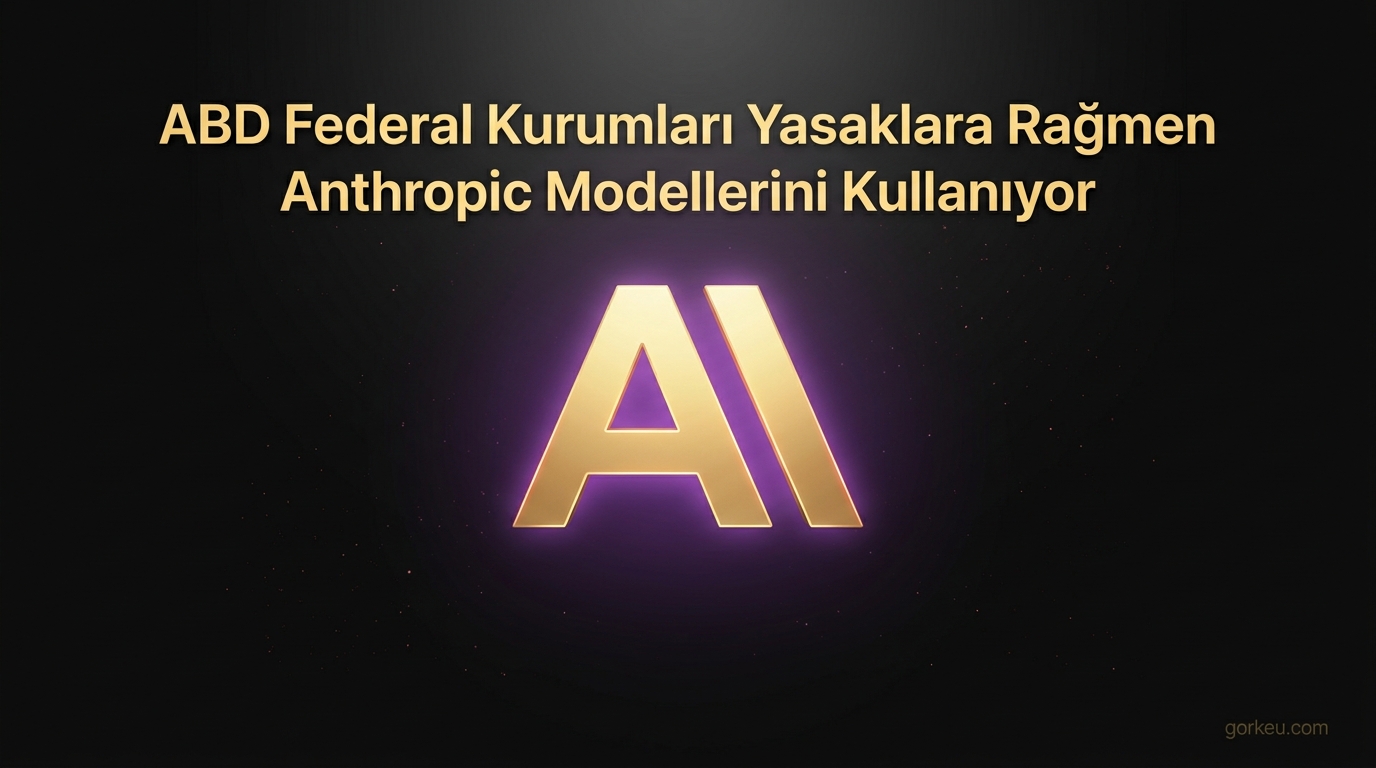 ABD Federal Kurumları Yasaklara Rağmen Anthropic Modellerini Kullanıyor
