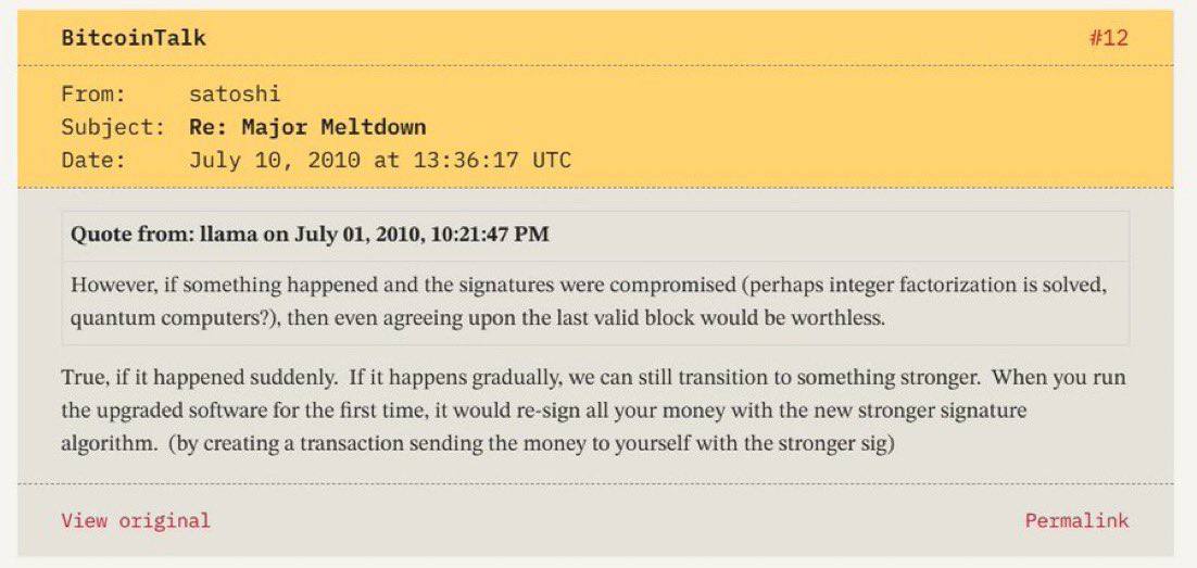 Satoshi Nakamoto'nun Kuantum Bilgisayar Tehdidi Hakkındaki Görüşü