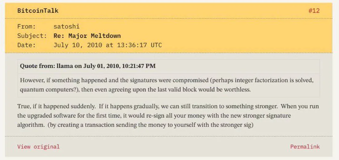 Satoshi Nakamoto'nun Kuantum Bilgisayar Tehdidi Hakkındaki Görüşü