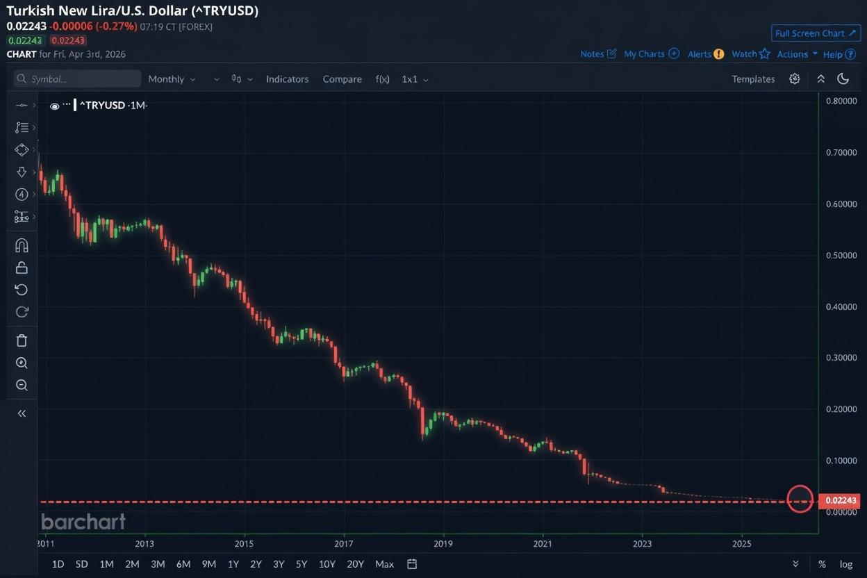 Türk Lirası Değer Kaybetti: 1 USD 44.59 TRY Seviyesine Ulaştı