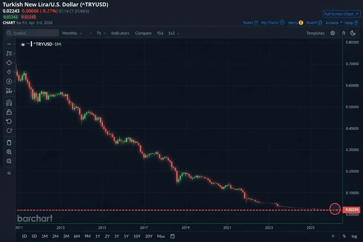 Türk Lirası Değer Kaybetti: 1 USD 44.59 TRY Seviyesine Ulaştı