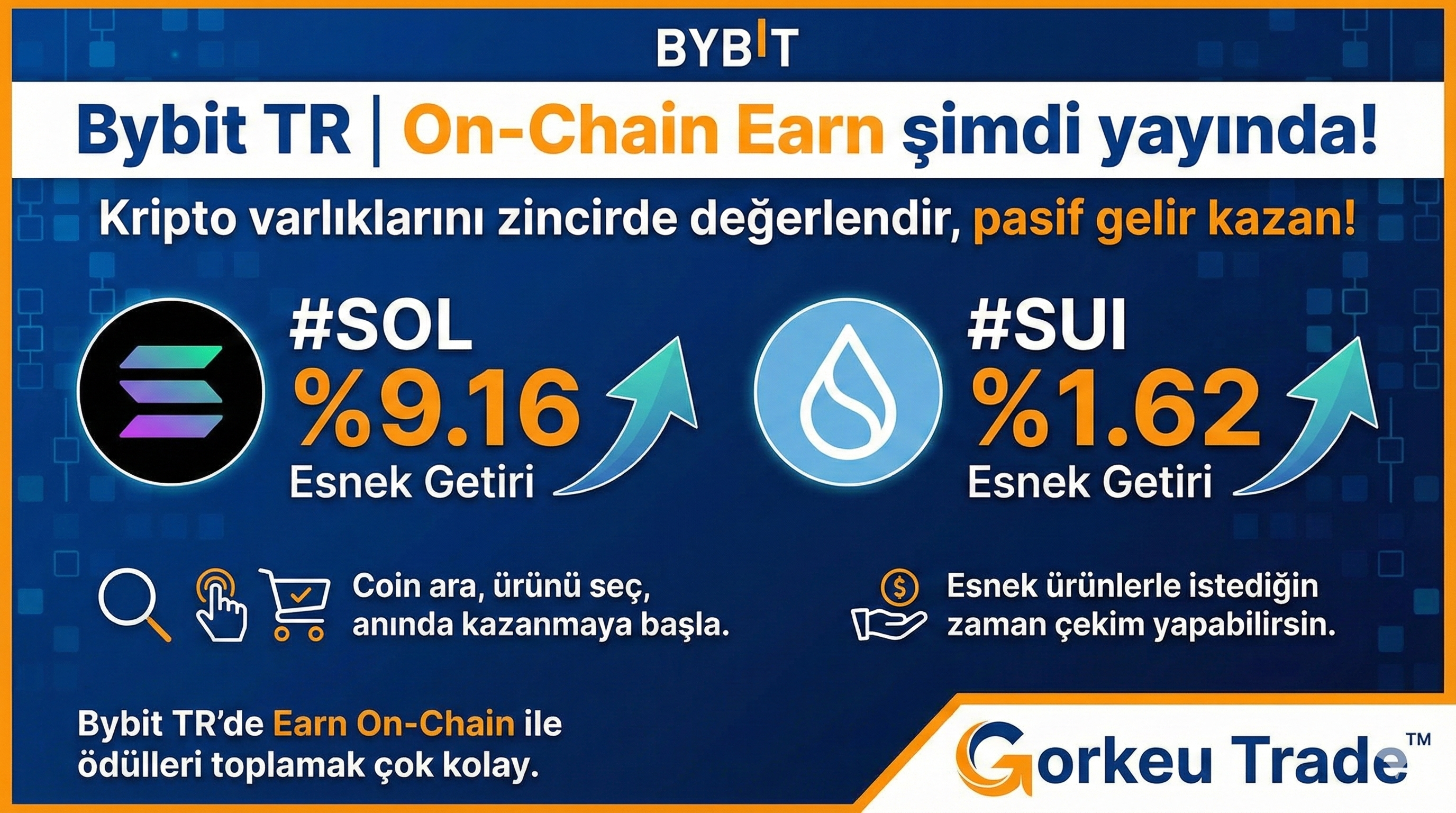 Bybit TR | On — Chain Earn şimdi yayında!
